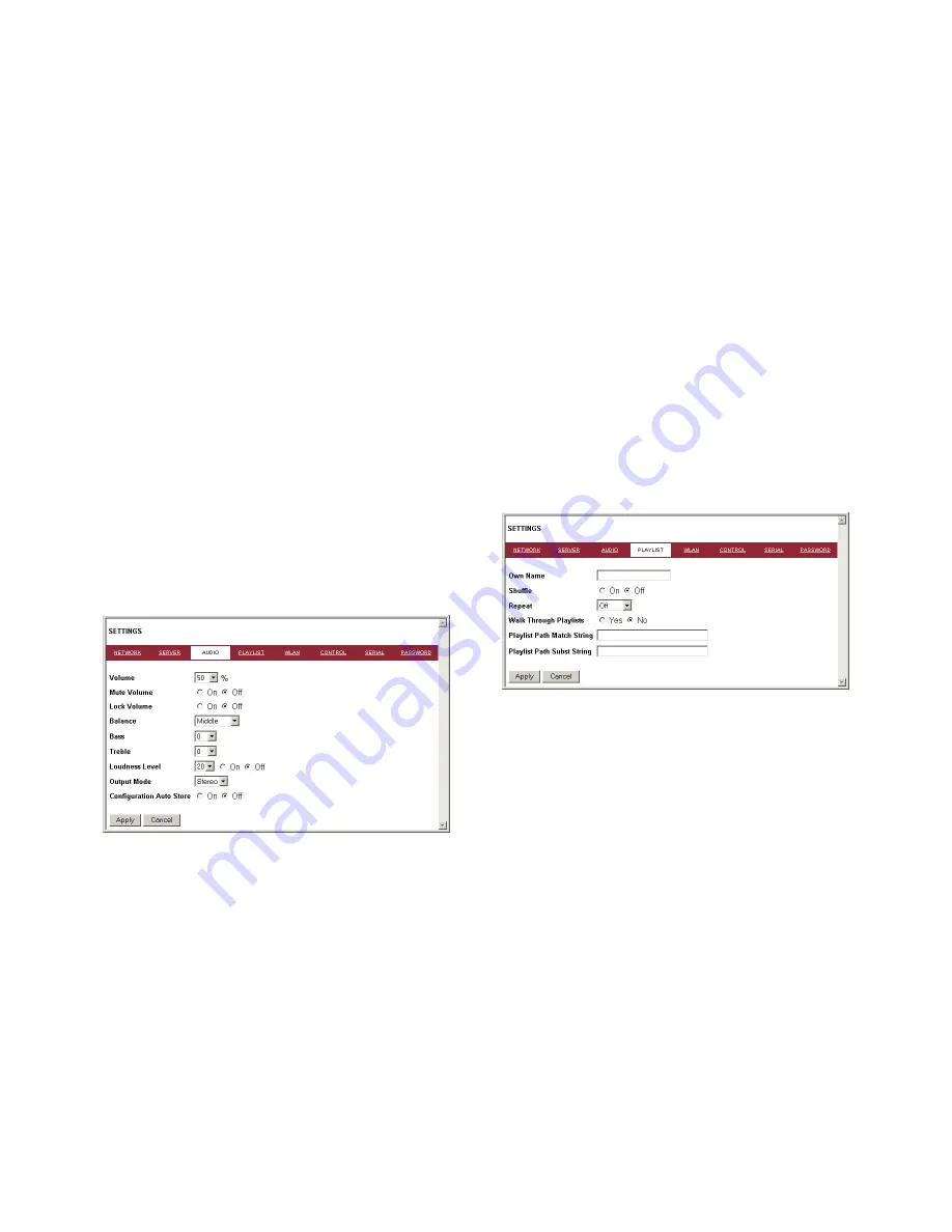 BARIX EXSTREAMER User Manual Download Page 12