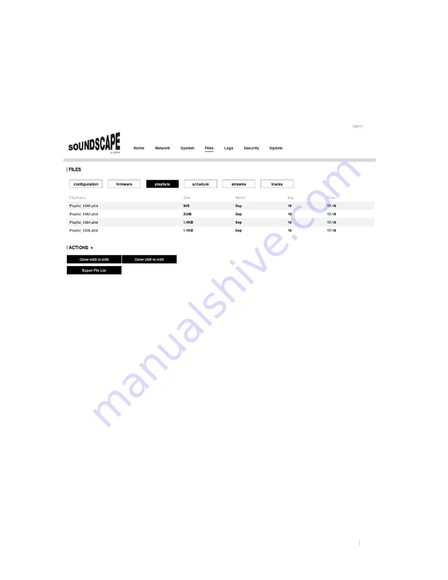 BARIX SoundScape User Manual Download Page 9