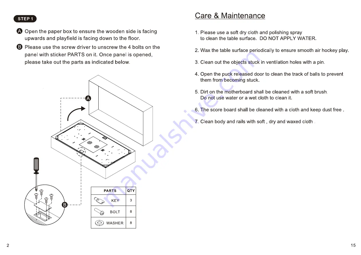 Barron Games 4-Player Genesis Owner'S Manual Download Page 4