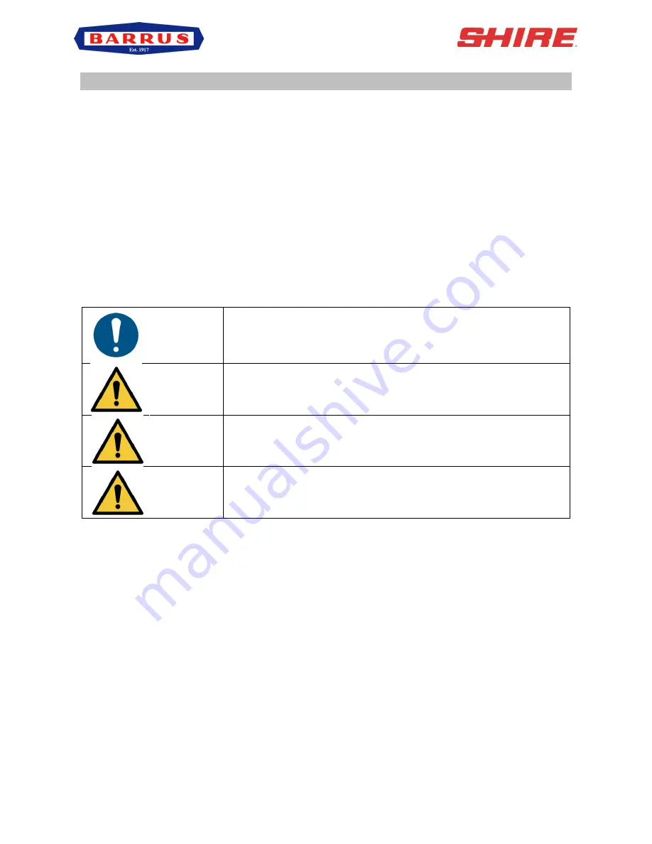 Barrus Shire 30 Manual Download Page 2