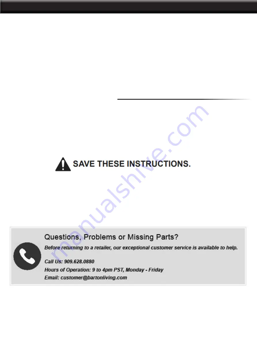 Barton 96057 Owner'S Manual And Safety Instructions Download Page 14