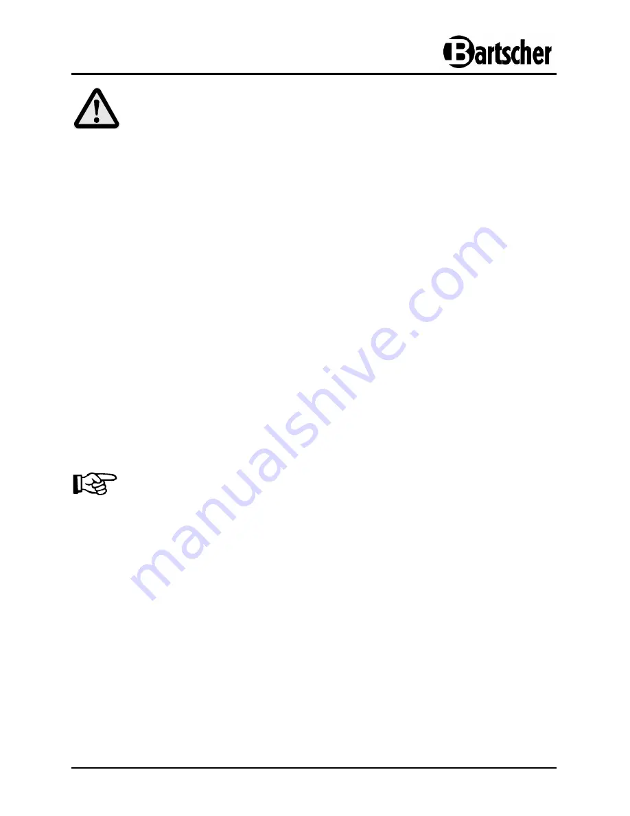 Bartscher 105.780 Instruction Manual Download Page 13