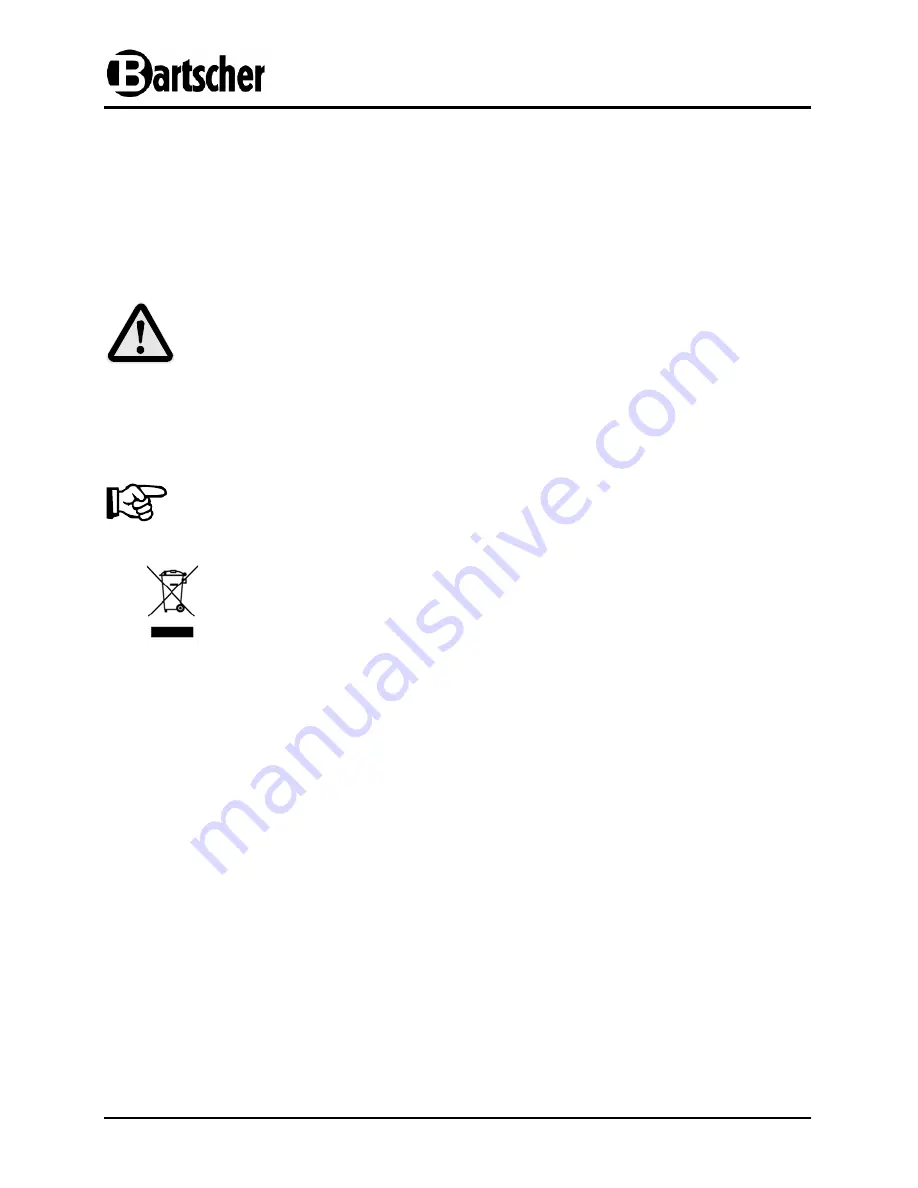 Bartscher 105.780 Instruction Manual Download Page 72