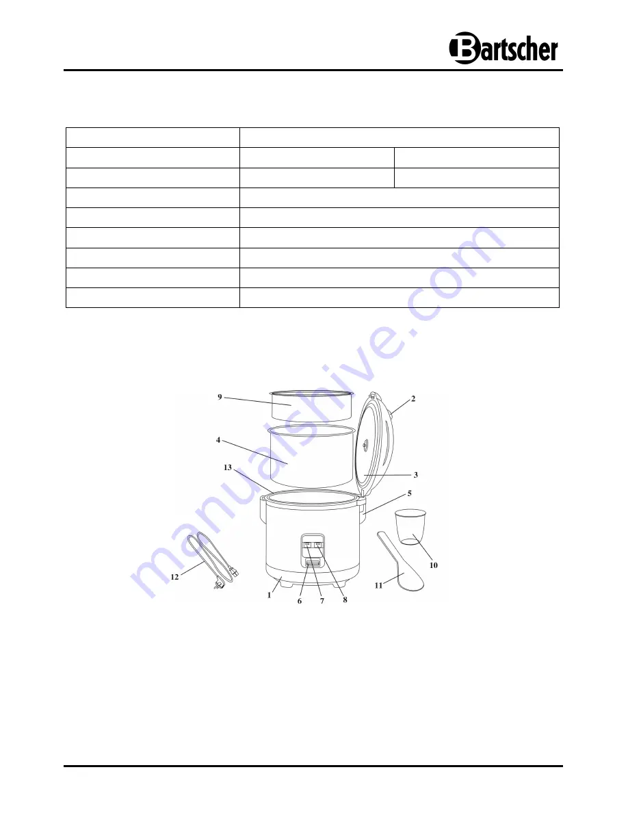 Bartscher 150.520 Instruction Manual Download Page 41