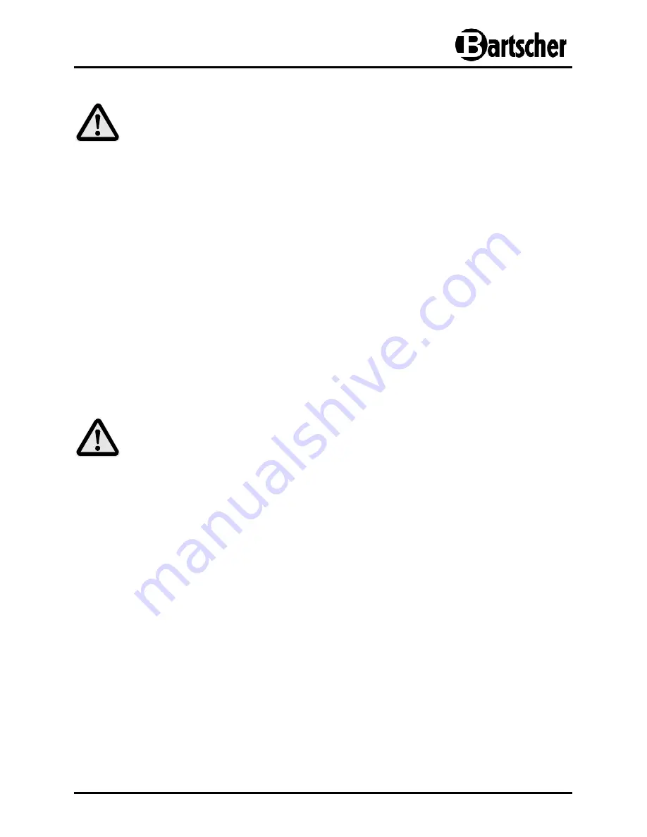 Bartscher C4431D Instruction Manual Download Page 6