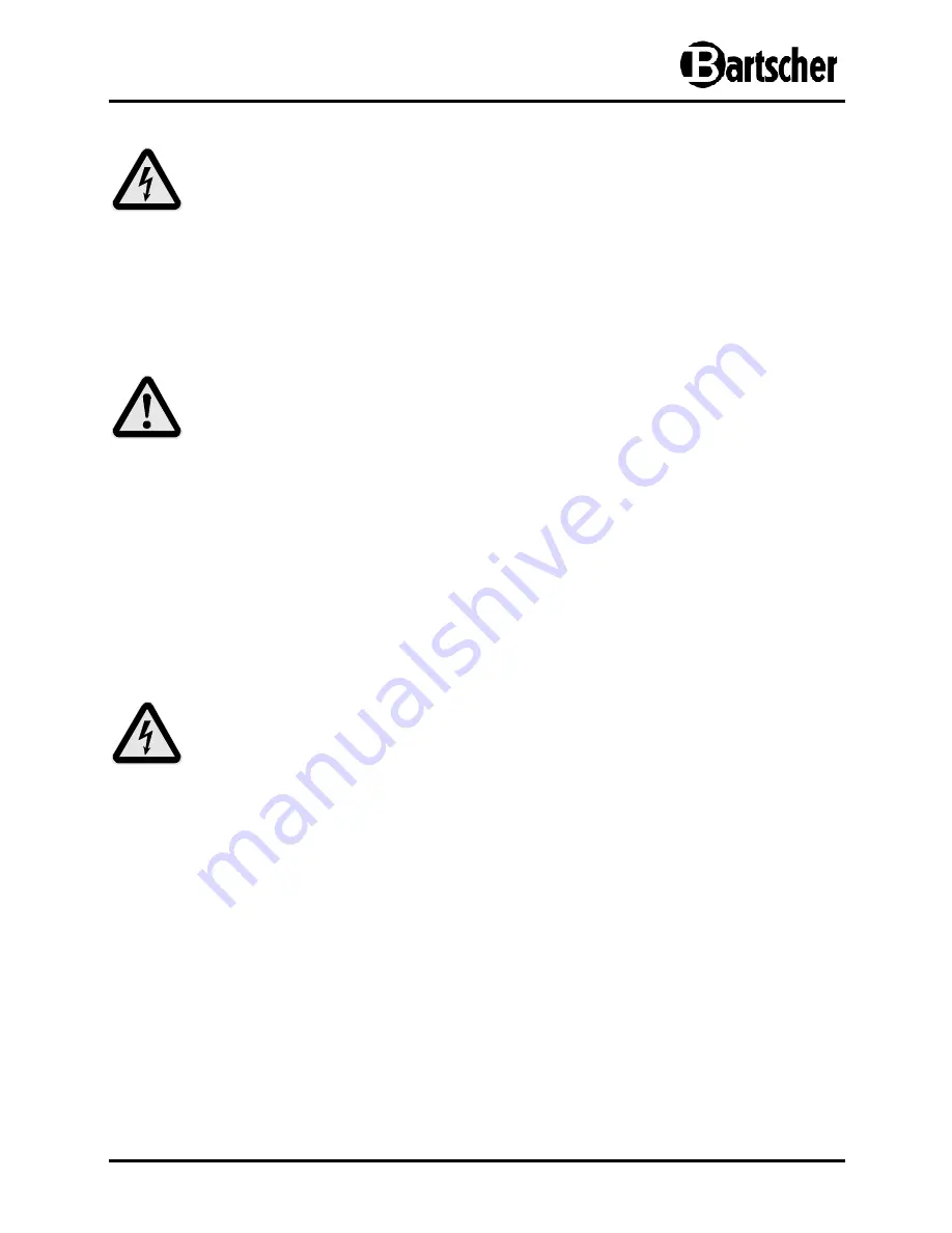 Bartscher IK 35dp Instruction Manual Download Page 10