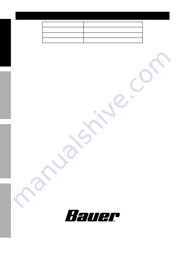 Bauer 1854C-B Owner'S Manual & Safety Instructions Download Page 8