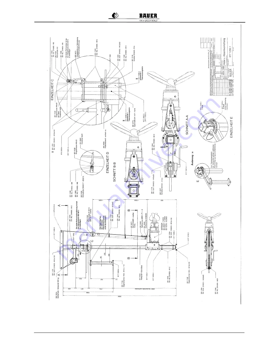 Bauer MSXH Operating Manual Download Page 45