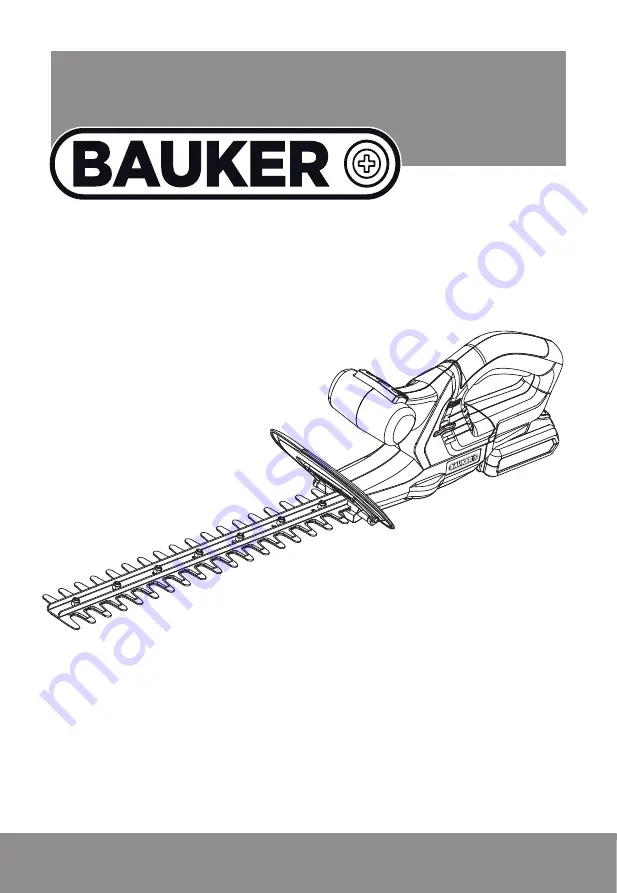 BAUKER CHT18LW Original Instruction Manual Download Page 1