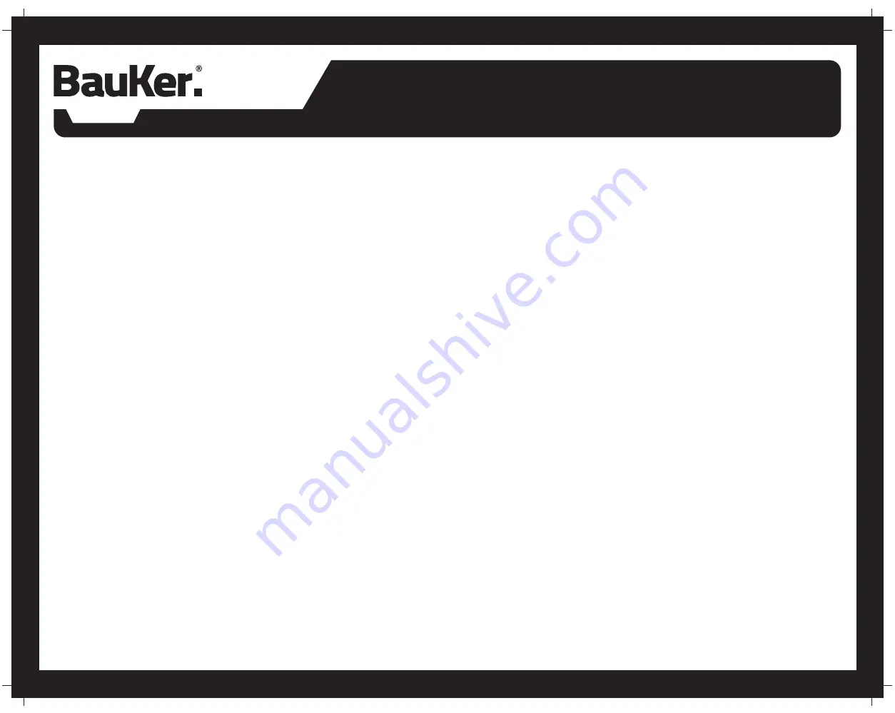 BAUKER YC-03 Instruction Manual Download Page 5