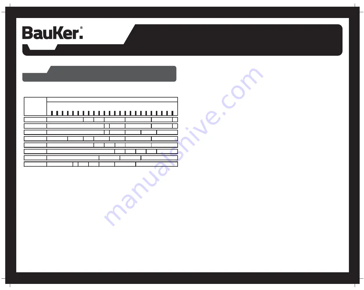 BAUKER YC-03 Instruction Manual Download Page 7