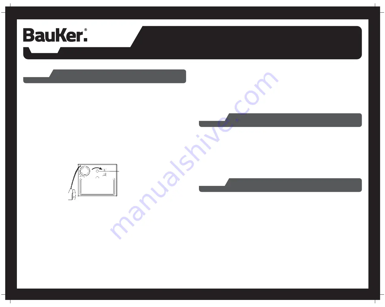 BAUKER YC-03 Instruction Manual Download Page 20