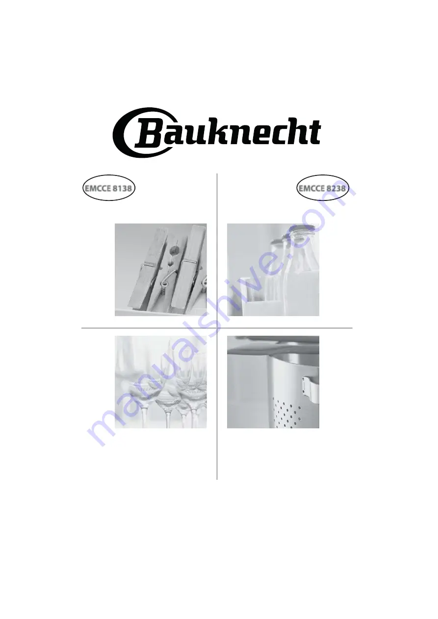 Bauknecht EMCCE 8138 Скачать руководство пользователя страница 1