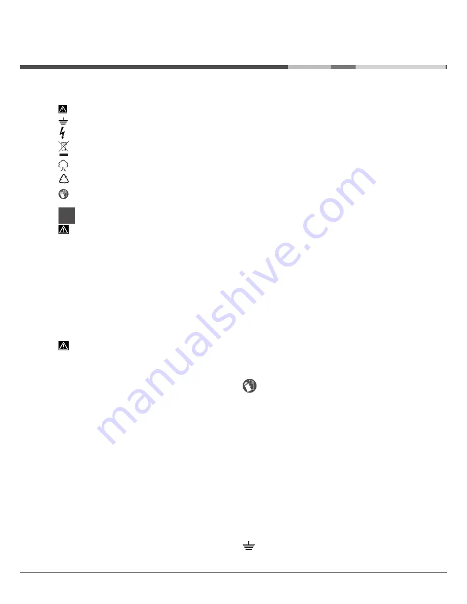 Bauknecht GCI 826 Operating Instructions Manual Download Page 2