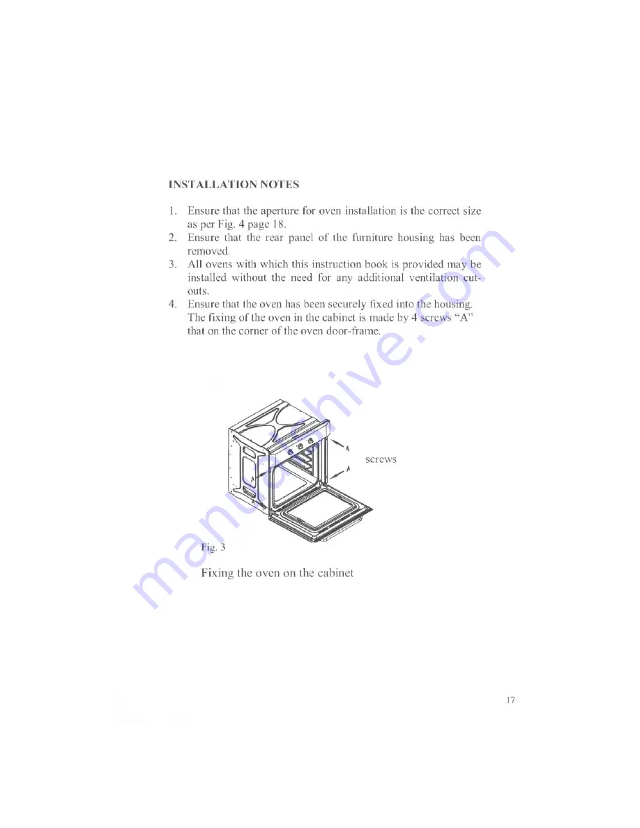 Baumatic AS14 User And Installation Instructions Manual Download Page 18