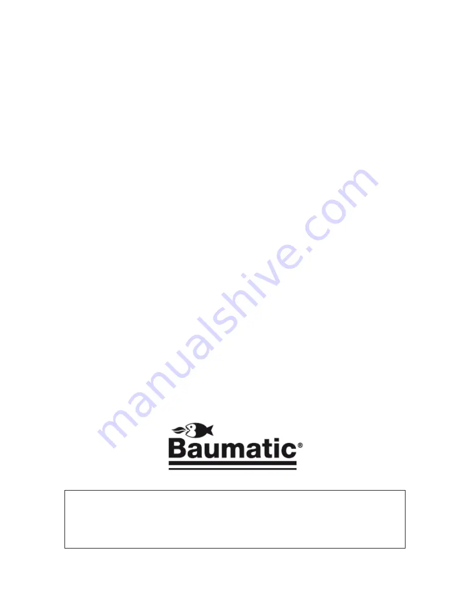 Baumatic BCG925SS User Manual Download Page 2