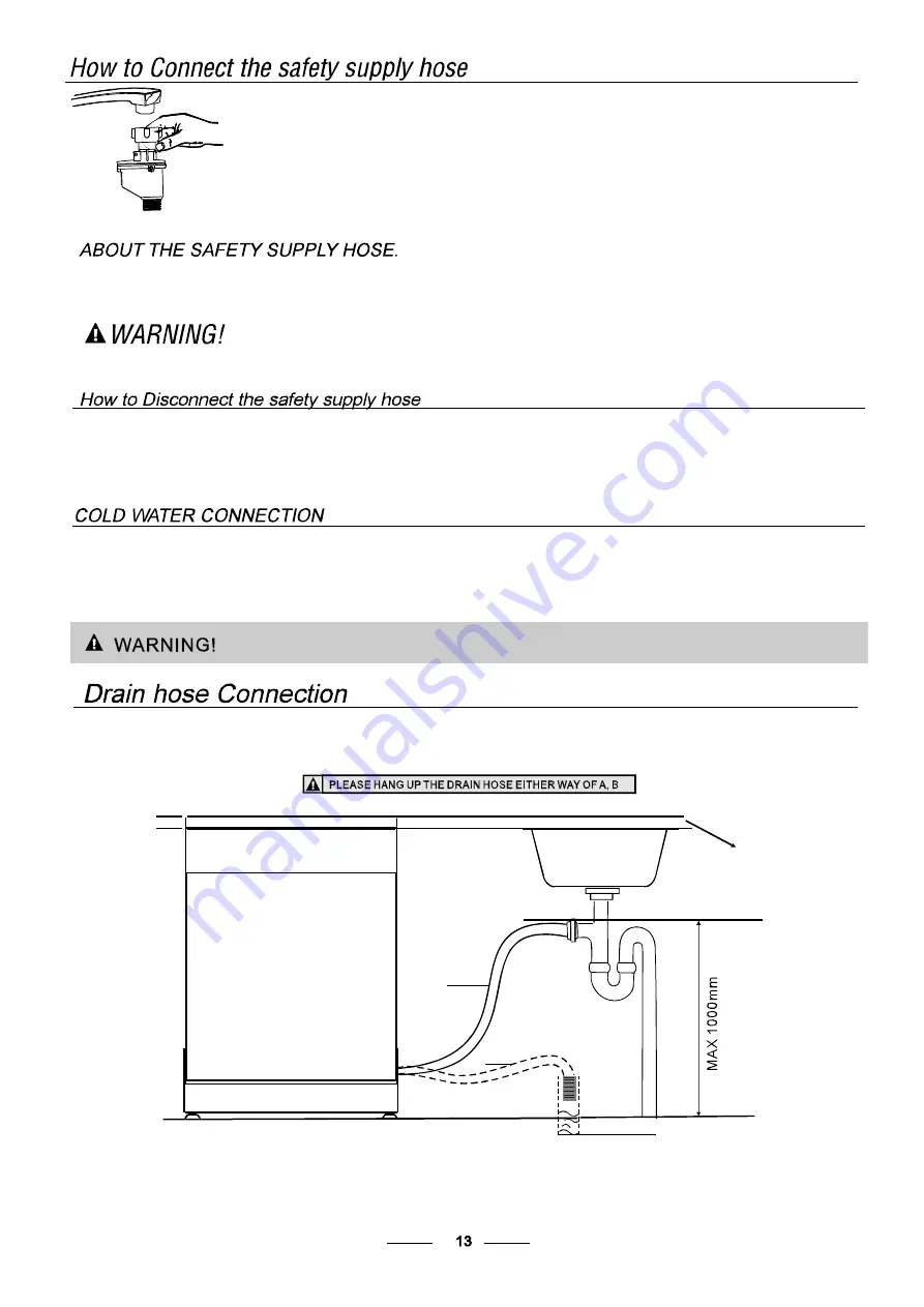 Baumatic BDW70S Instruction Manual Download Page 18