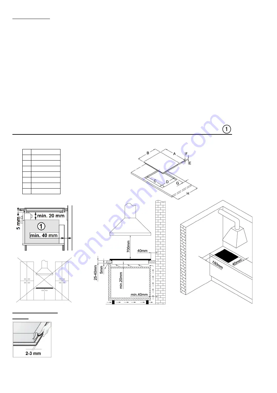 Baumatic BMEH64EF Instructions For Use And Installation Download Page 5