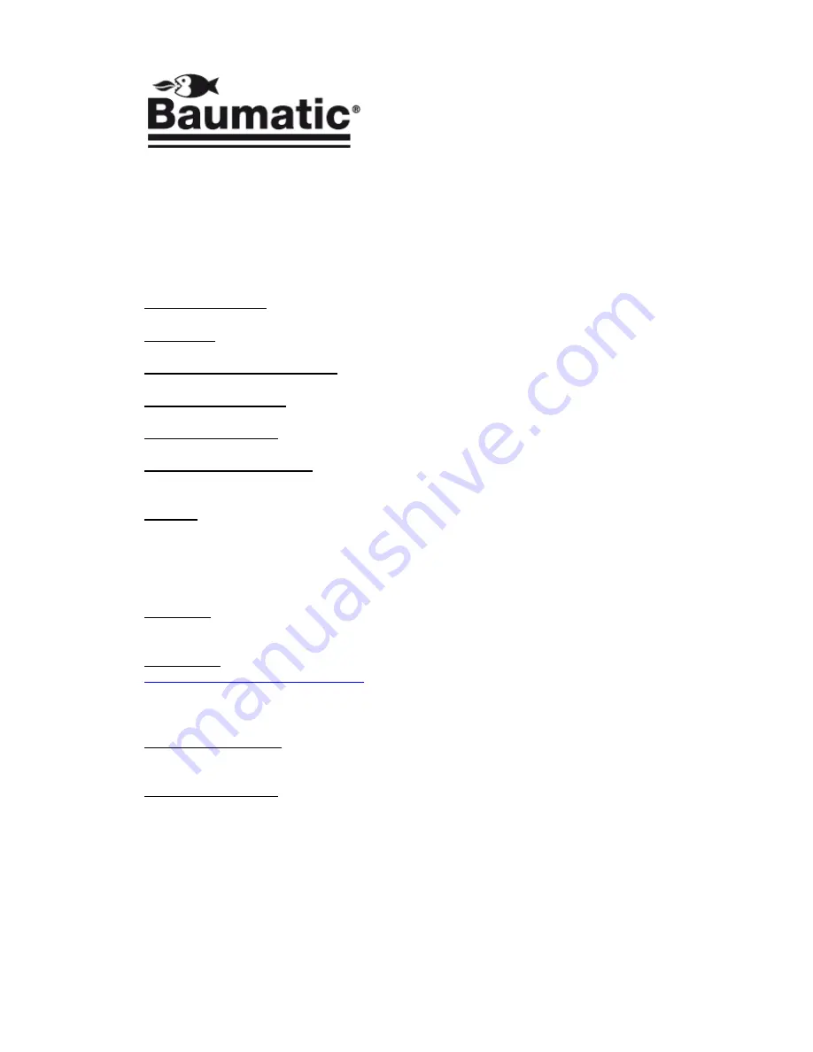 Baumatic BWC885BGL Instruction Manual Download Page 29