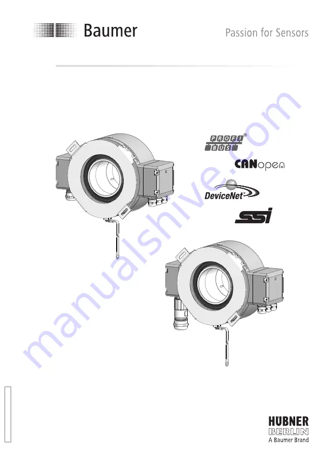 Baumer Hübner HMG 161 Скачать руководство пользователя страница 1