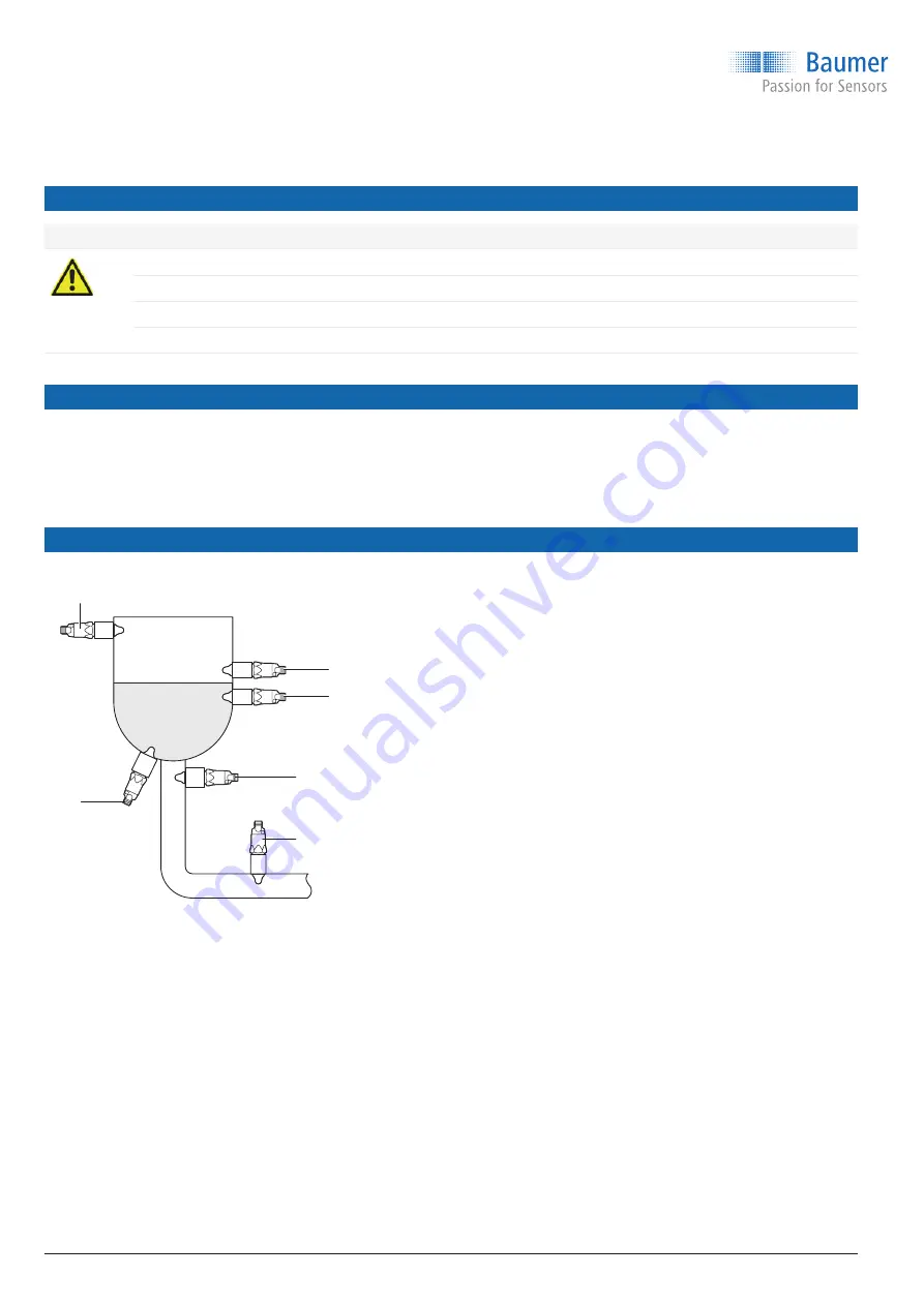 Baumer Clever Level LBFH Operating Instructions Manual Download Page 4