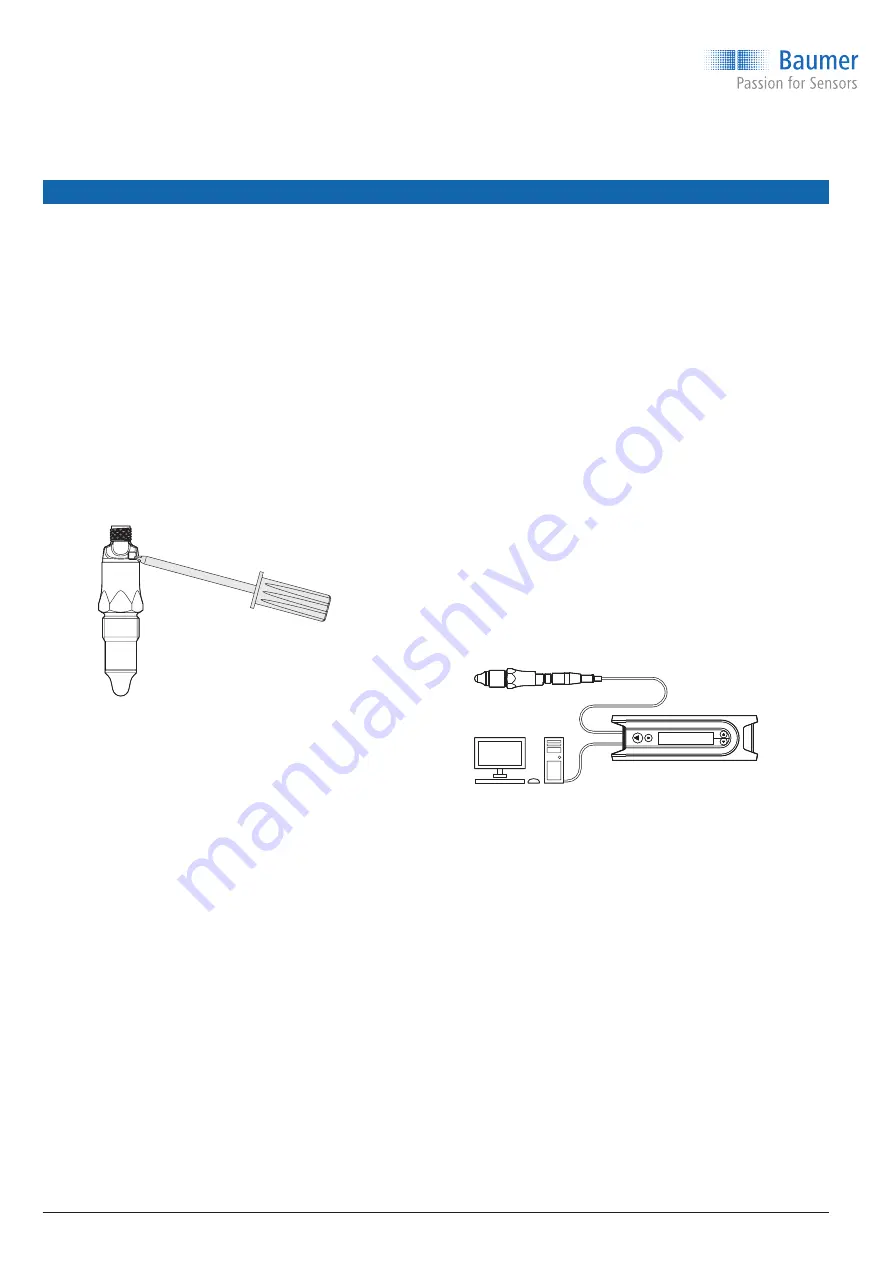 Baumer Clever Level LBFH Operating Instructions Manual Download Page 8