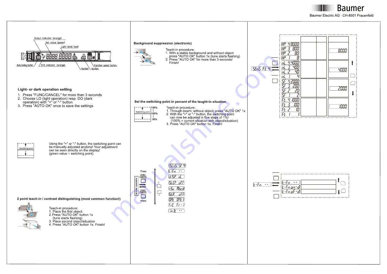 Baumer FVDK 10N66Z0 Manual Download Page 5