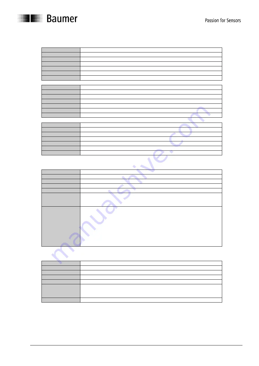 Baumer GNAMG Series Manual Download Page 26