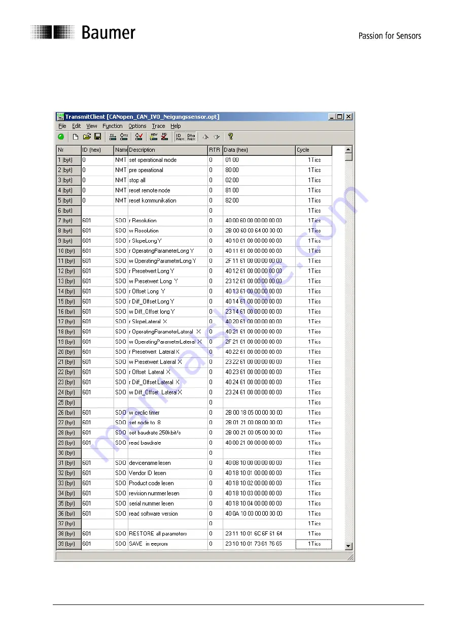 Baumer GNAMG Series Manual Download Page 37