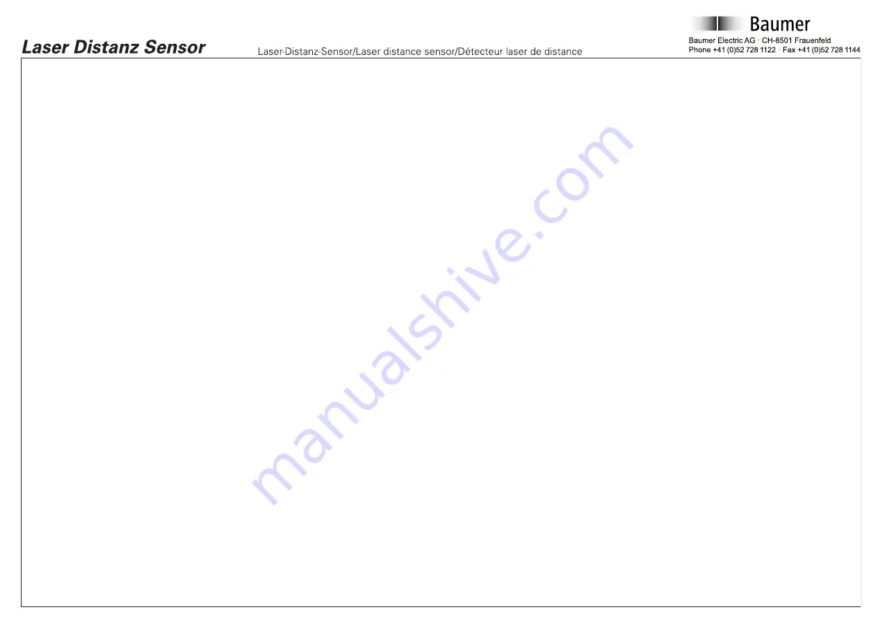 Baumer OADM 20I6472/S14F Quick Start Manual Download Page 4