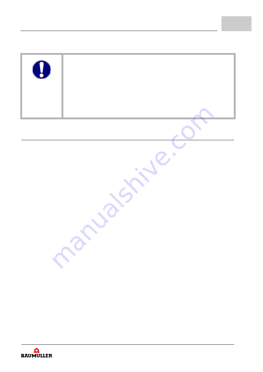 Baumuller AIO Series Instruction Handbook Manual Download Page 49