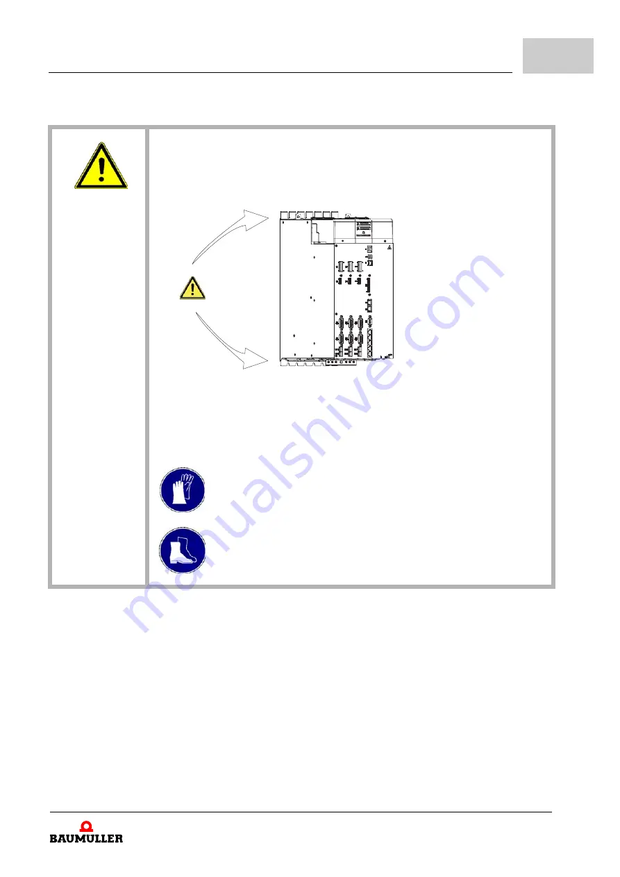 Baumuller b maXX 5000 BM5800 Series Скачать руководство пользователя страница 63