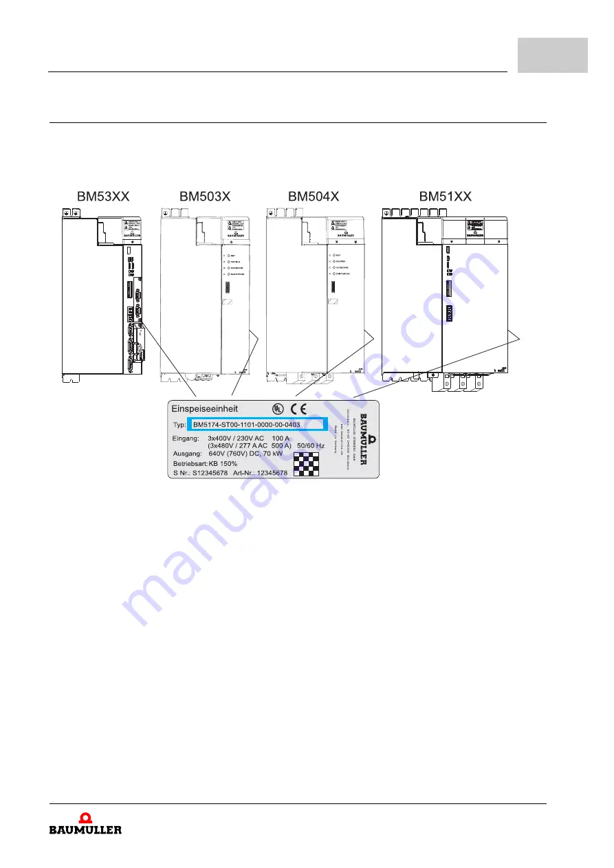 Baumuller b maXX 5000 Скачать руководство пользователя страница 83