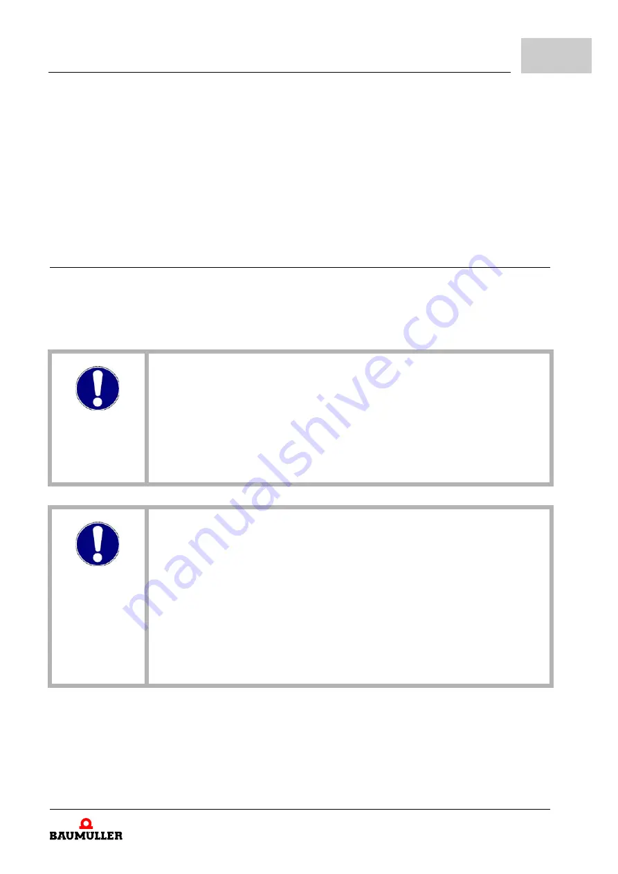 Baumuller b maXX 5000 Instruction Handbook Manual Download Page 291