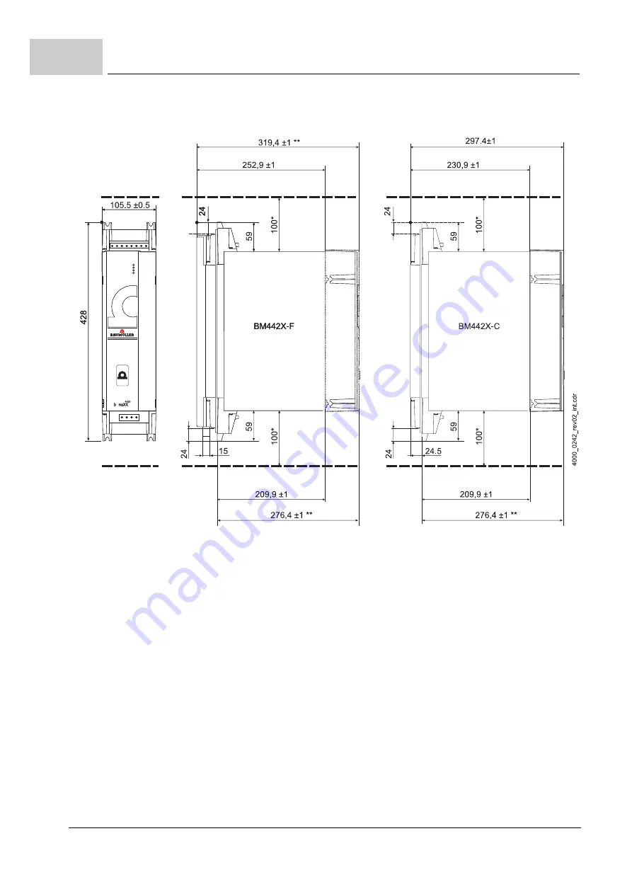 Baumuller b maxx BM4400 Скачать руководство пользователя страница 34