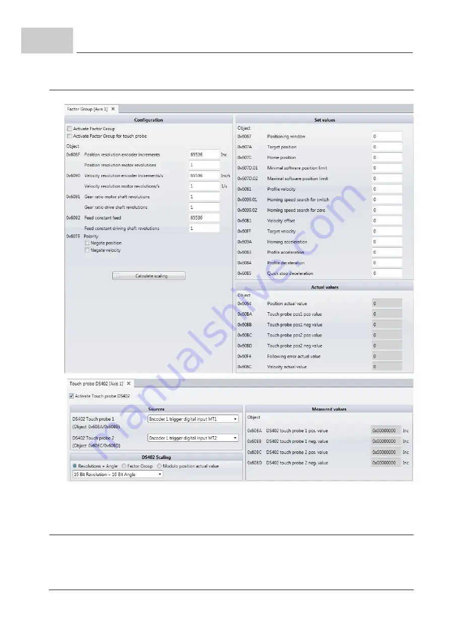 Baumuller b maXX BM5800 Parameter Manual Download Page 282