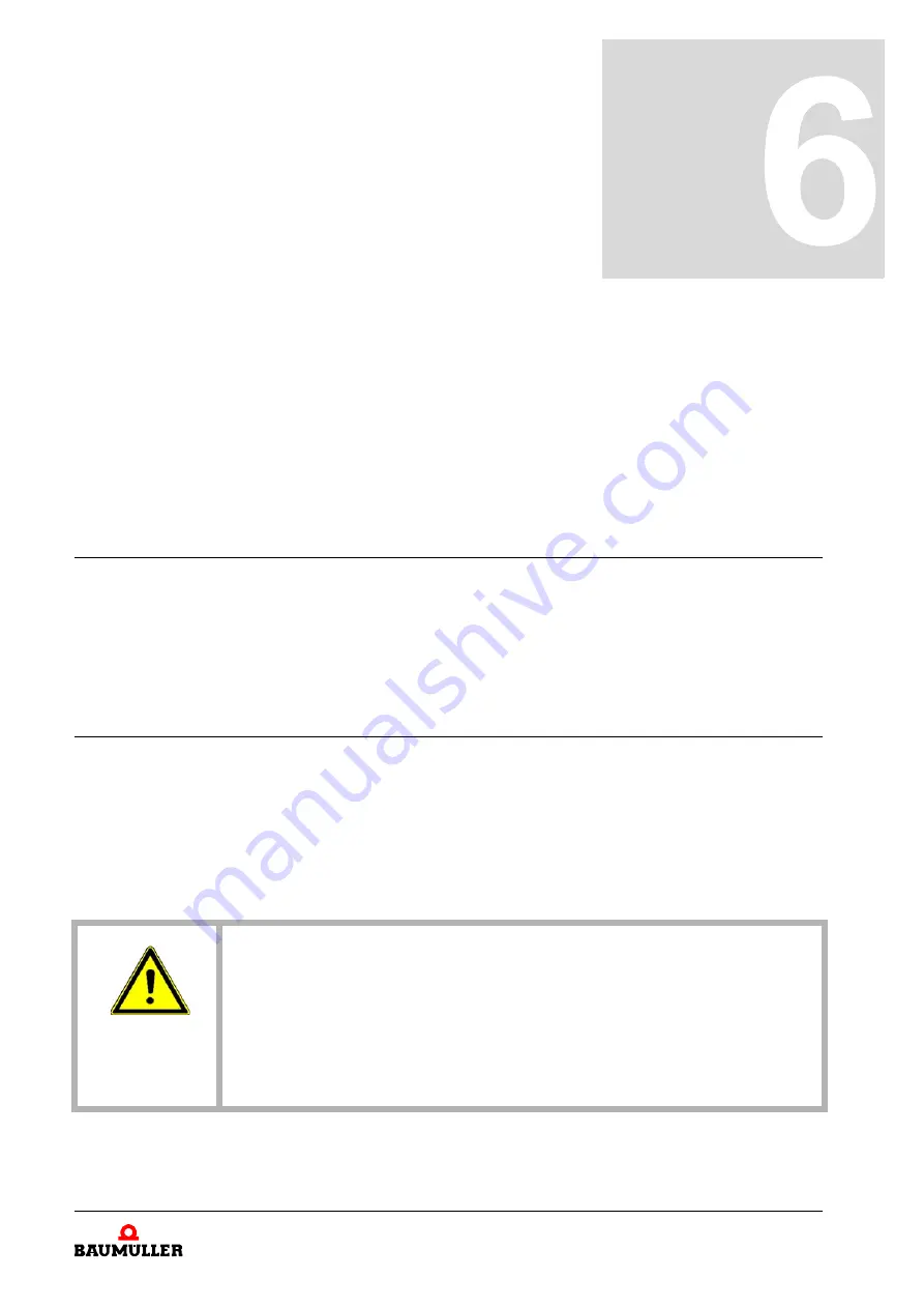 Baumuller b maXX BMC-M-SAF-02 Operating Instructions Manual Download Page 29