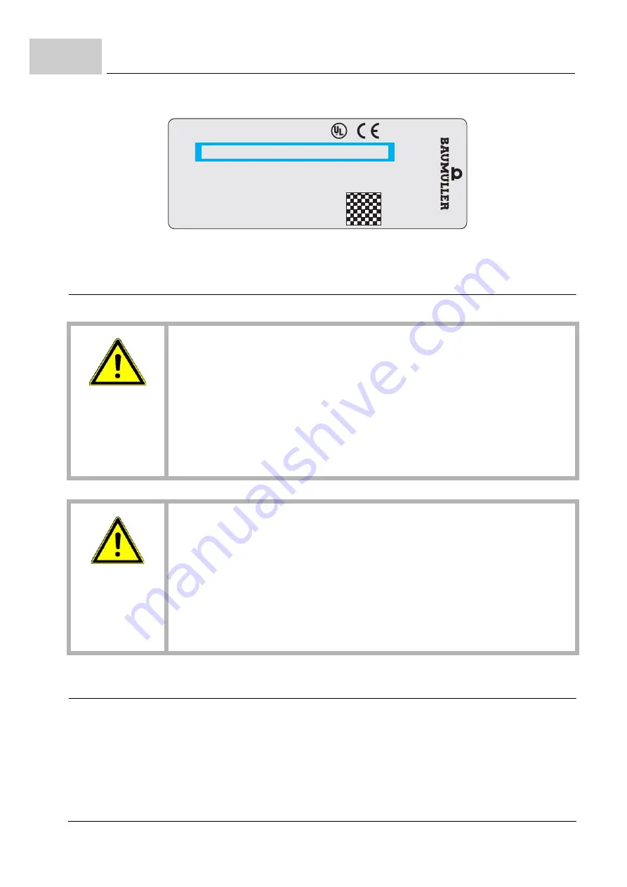 Baumuller BM5-O-SAF-002 Operation Manual Download Page 32