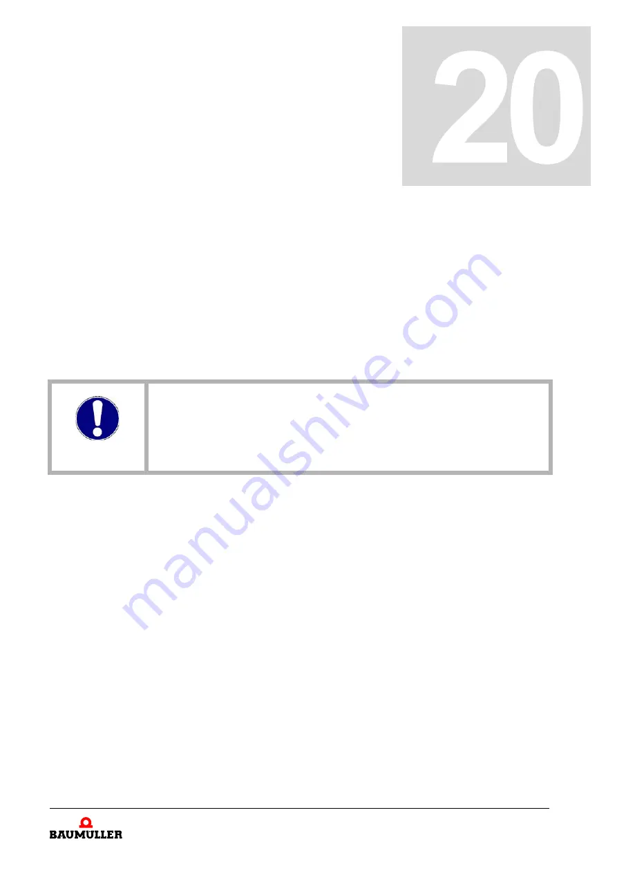 Baumuller BM5-O-SAF-002 Operation Manual Download Page 145