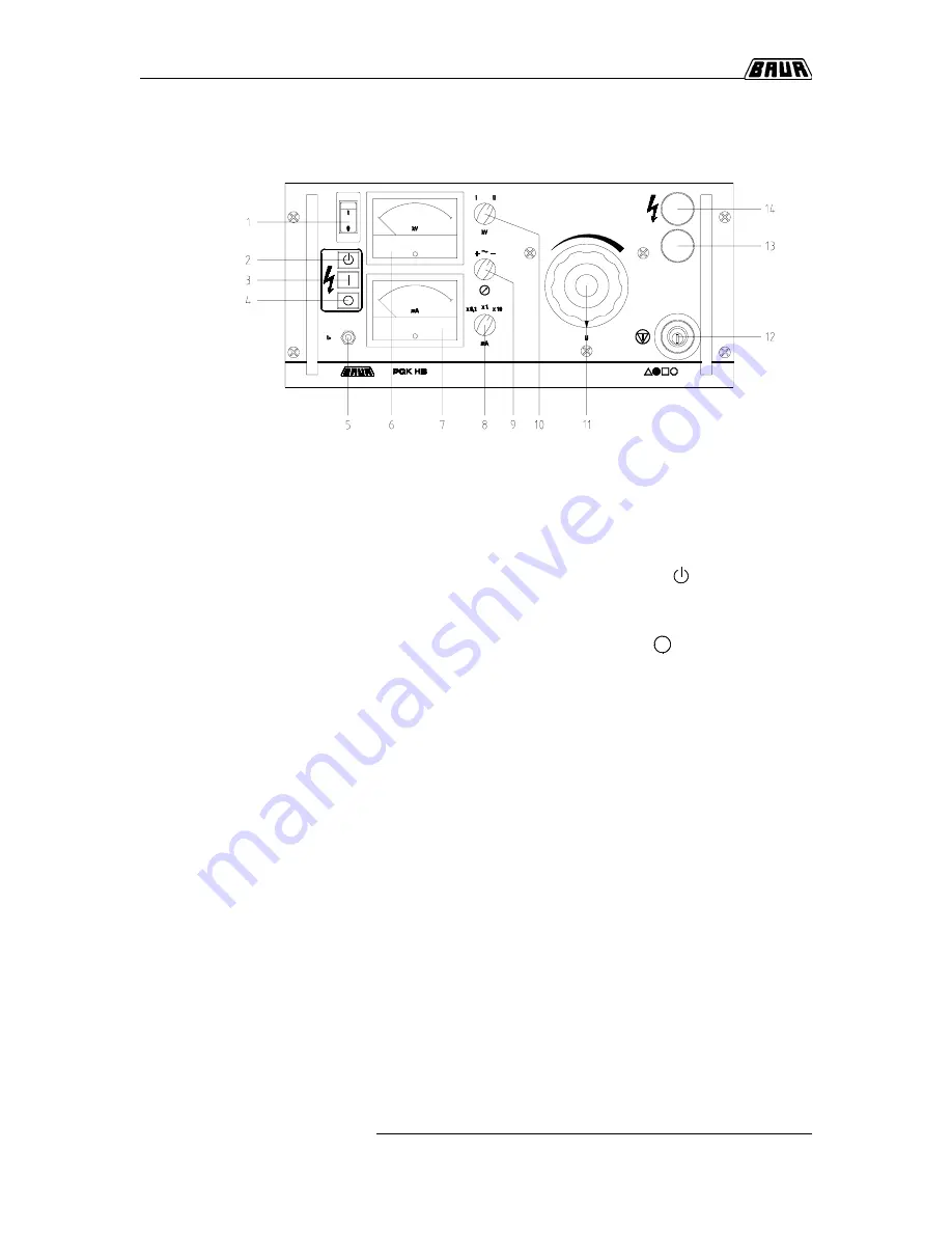 Baur PGK 110 HB Скачать руководство пользователя страница 10