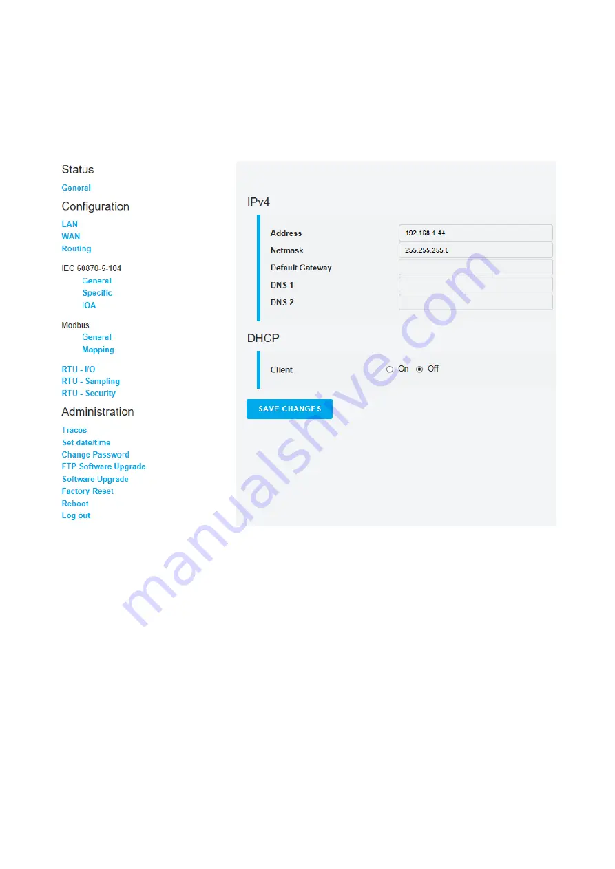 Bausch Datacom DinBox RTU M4 Reference Manual Download Page 20