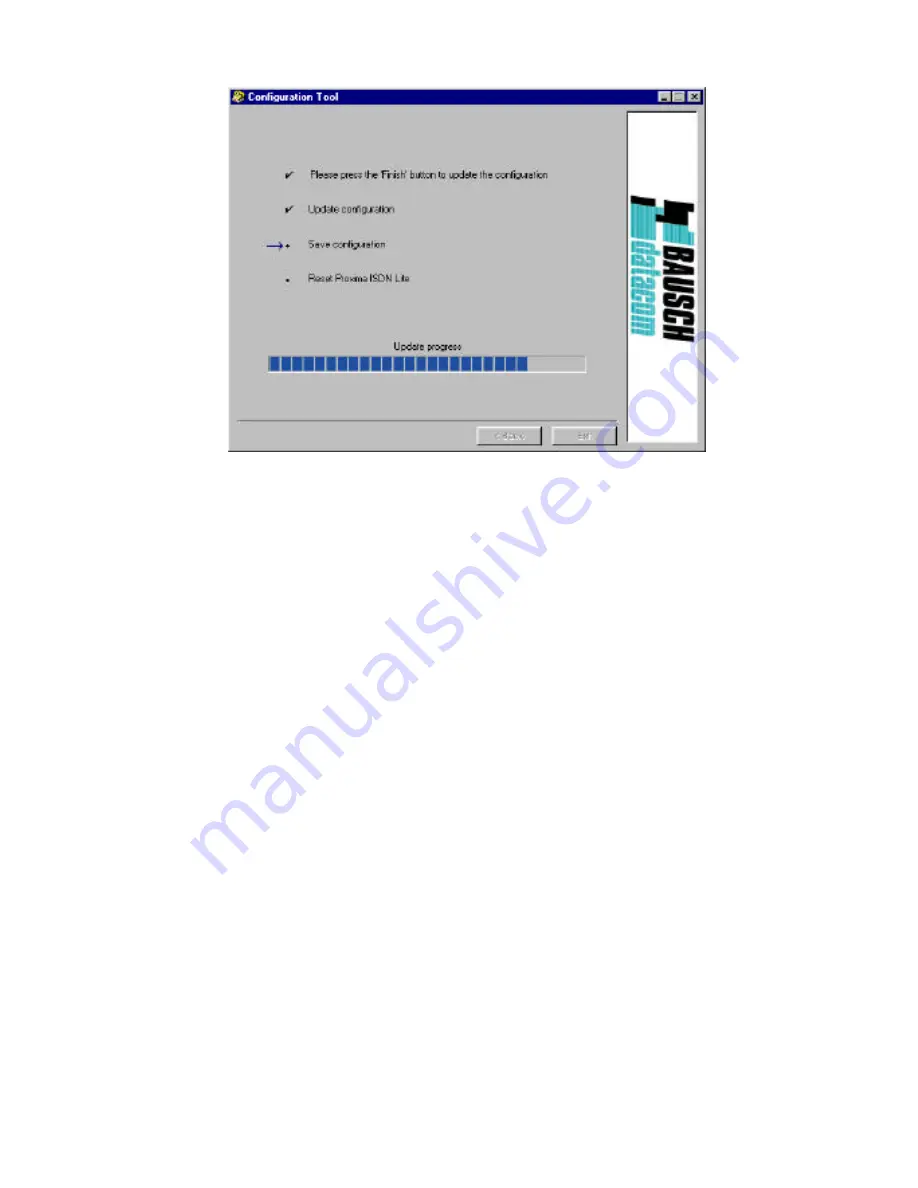 Bausch Datacom Proxima ISDN Lite Installation Manual Download Page 64