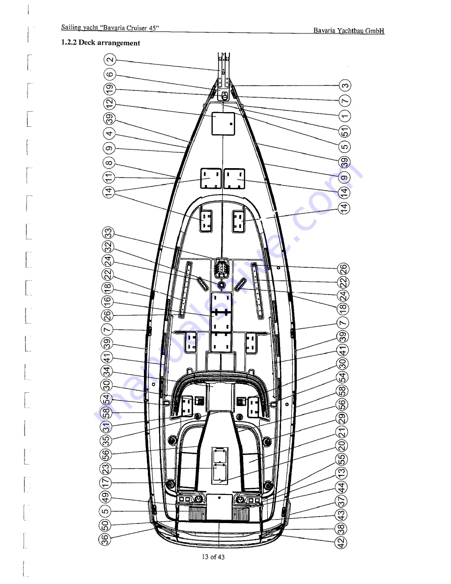 Bavaria Cruiser 45 Скачать руководство пользователя страница 13