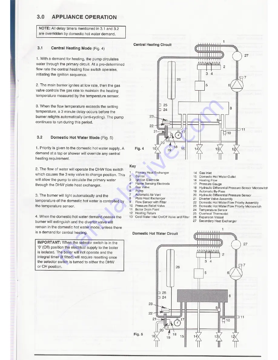 Baxi Potterton Gold Combi 24 HE Installation & Service Instructions Manual Download Page 8