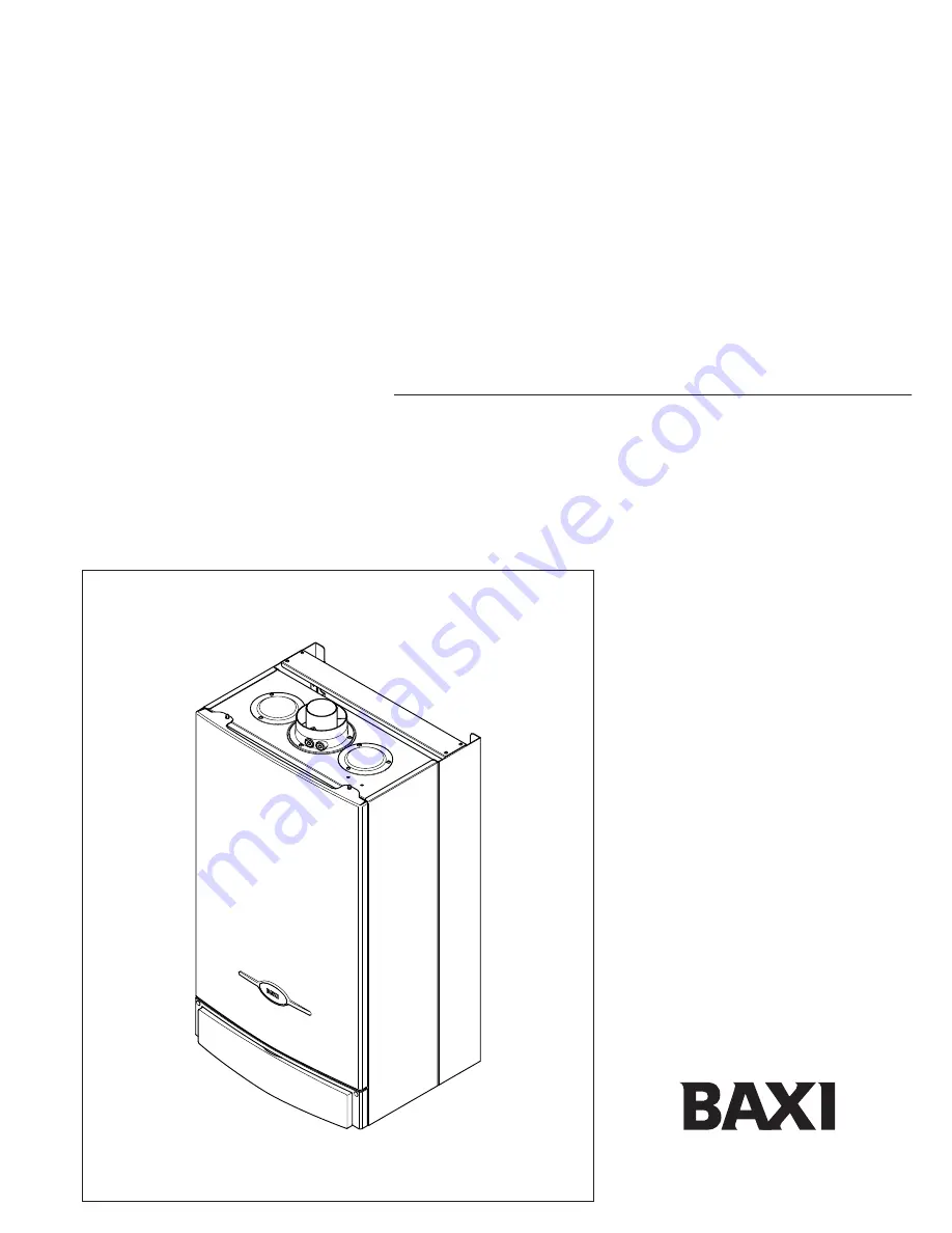 Baxi 35/60 User Operating Instructions Manual Download Page 1