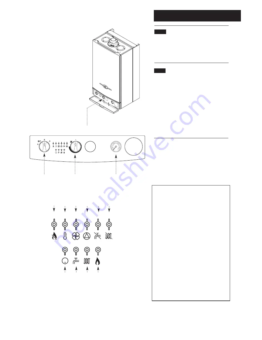 Baxi 35/60 User Operating Instructions Manual Download Page 4