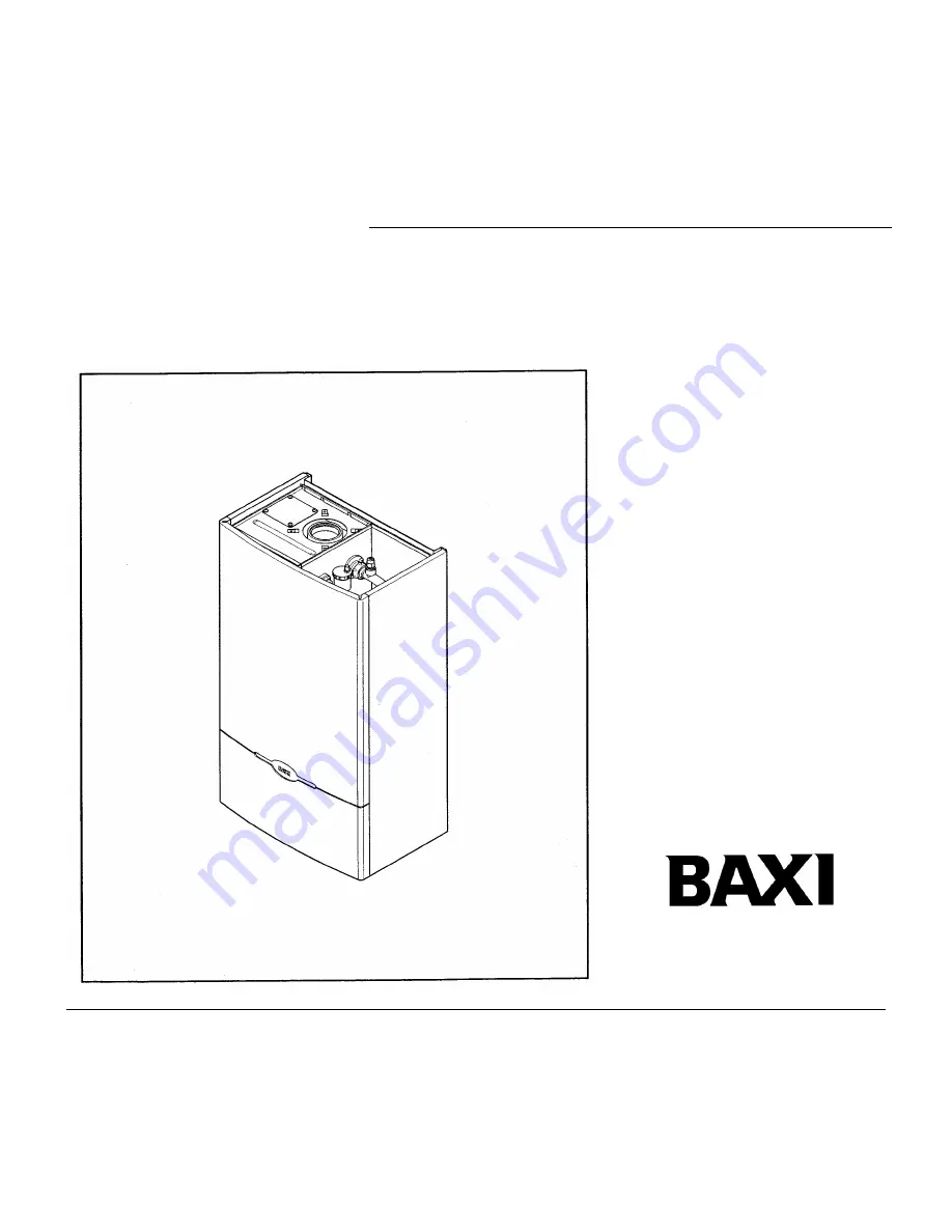 Baxi Barcelona System Installation And Servicing Instructions Download Page 1