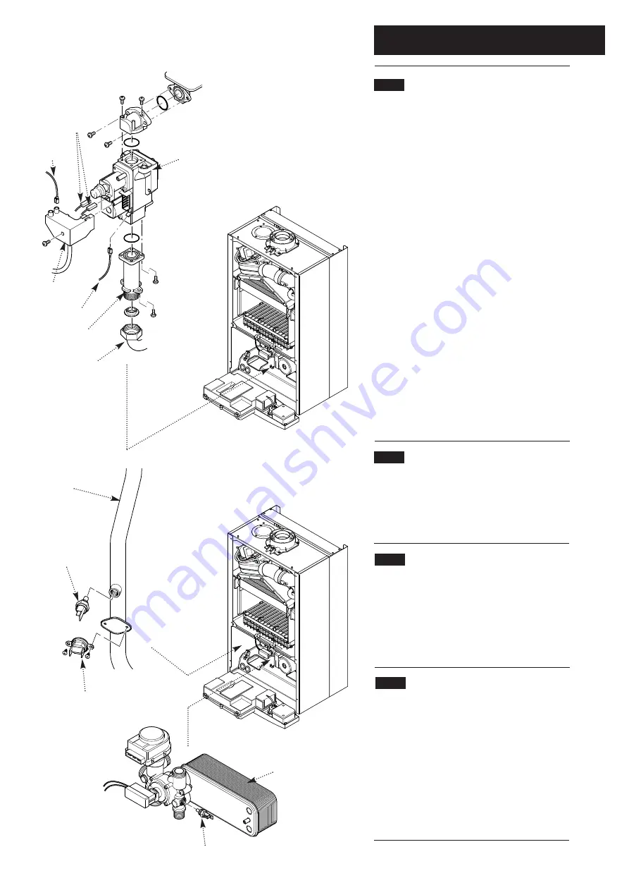 Baxi BAXI COMBI INSTANT 105 HE Installation & Servicing Instructions Manual Download Page 34