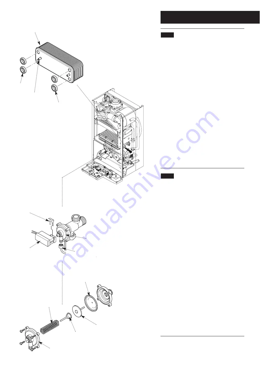 Baxi BAXI COMBI INSTANT 105 HE Installation & Servicing Instructions Manual Download Page 38