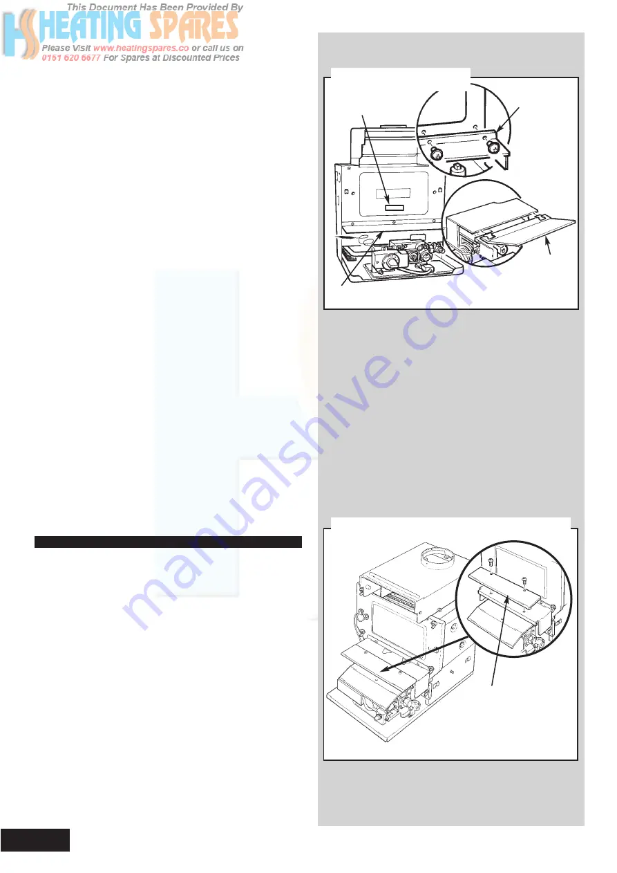 Baxi Bermuda SP3 Installation And Servicing Manual Download Page 38